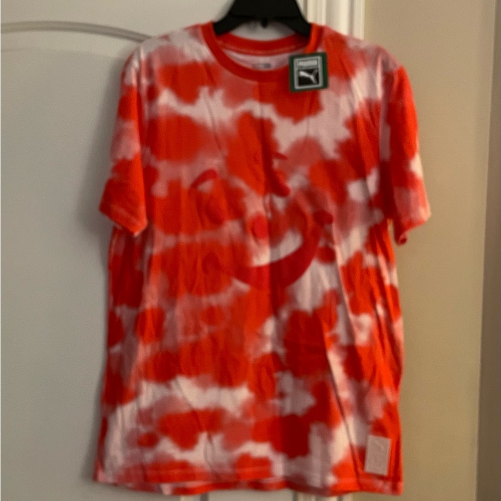 Brand new “Puma “t-shirt for men.Size-M,color orange.❤️👕 - Picture 3 of 9